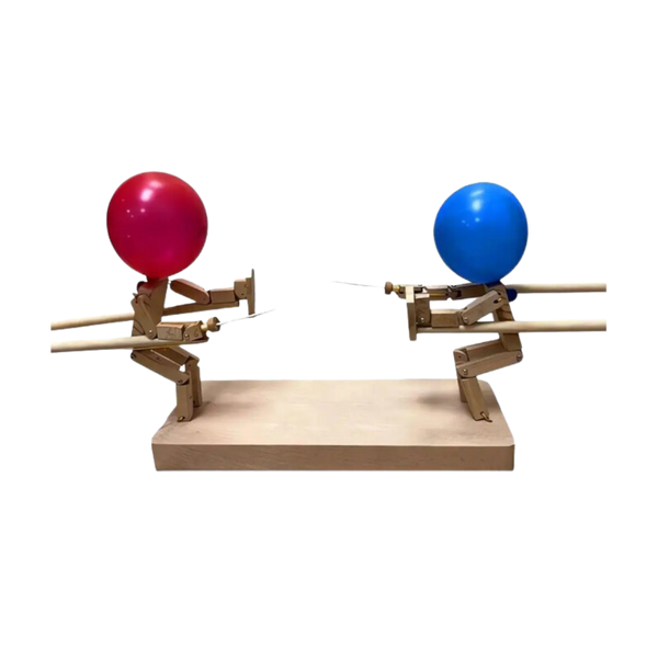 Bamboo Balloon Fencing Game Promotes Active Family Play