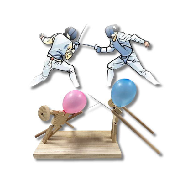 Bamboo Balloon Fencing Game Promotes Active Family Play