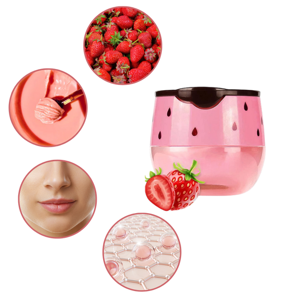 Bee Balm Lip Moisturizer With Honey Nourish And Strawberry Hydration