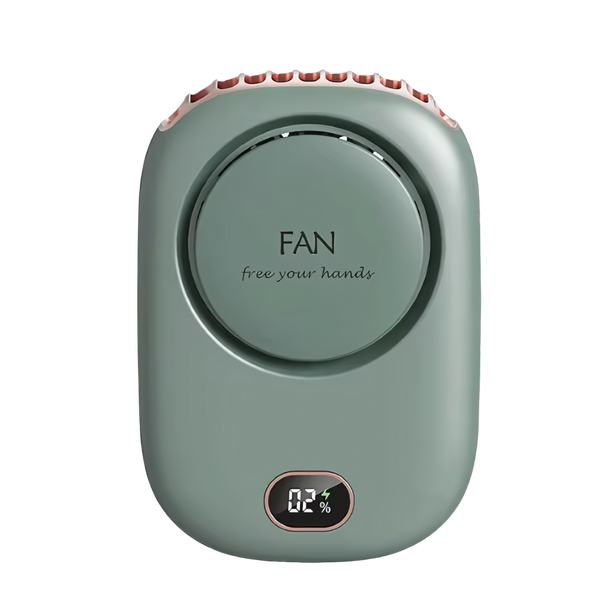 Portable Neck Fan With Bladeless Design And Hands Free Cooling