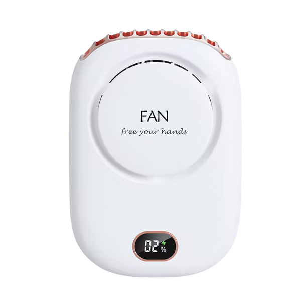 Portable Neck Fan With Bladeless Design And Hands Free Cooling