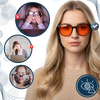 Red Lens Blue Light Blocking Glasses For Sleep And Focus