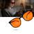Red Lens Blue Light Blocking Glasses For Sleep And Focus