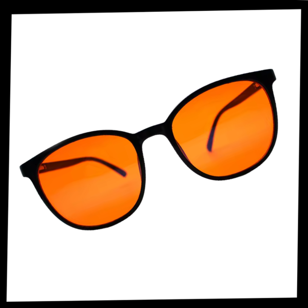 Red Lens Blue Light Blocking Glasses For Sleep And Focus