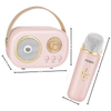 Kids Bluetooth Mini Karaoke System With Dual Microphones And Effects