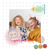 Kids Bluetooth Mini Karaoke System With Dual Microphones And Effects