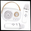 Kids Bluetooth Mini Karaoke System With Dual Microphones And Effects