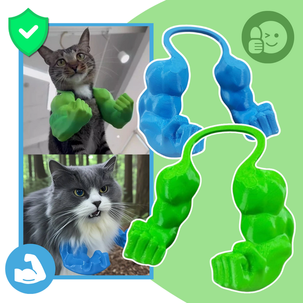 Kitty Muscle Arm Cosplay Prop Lightweight 3D Printed Accessory