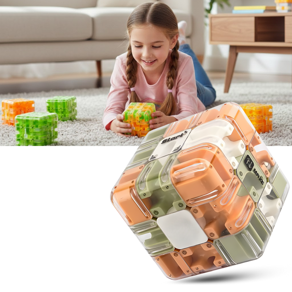 Smart Maze Cube Puzzle For Logic, Focus And Coordination