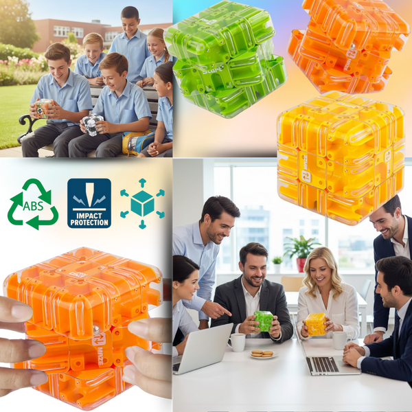 Smart Maze Cube Puzzle For Logic, Focus And Coordination