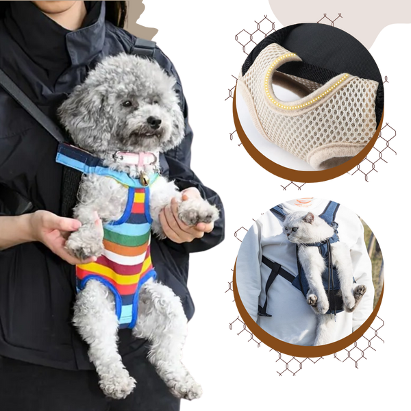 Breathable Lightweight Pet Carrier Bag With Mesh Panels For Cats And Dogs