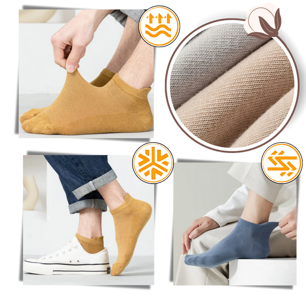 Breathable Moisture Wicking Men Ankle Socks For Active Lifestyles