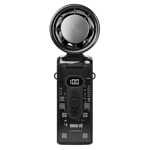 Portable Handheld Fan With Instant Cooling And Foldable 90 Degree Tilt
