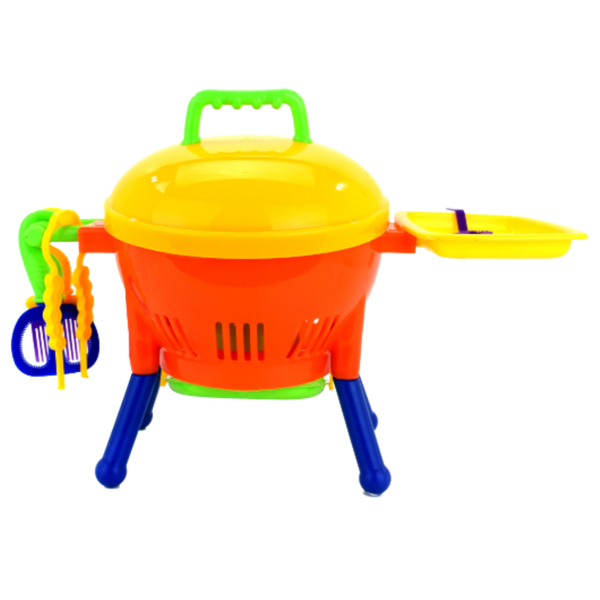 Bubble Barbecue Grilling Toy With Automatic Bubble Blower For Outdoor Play