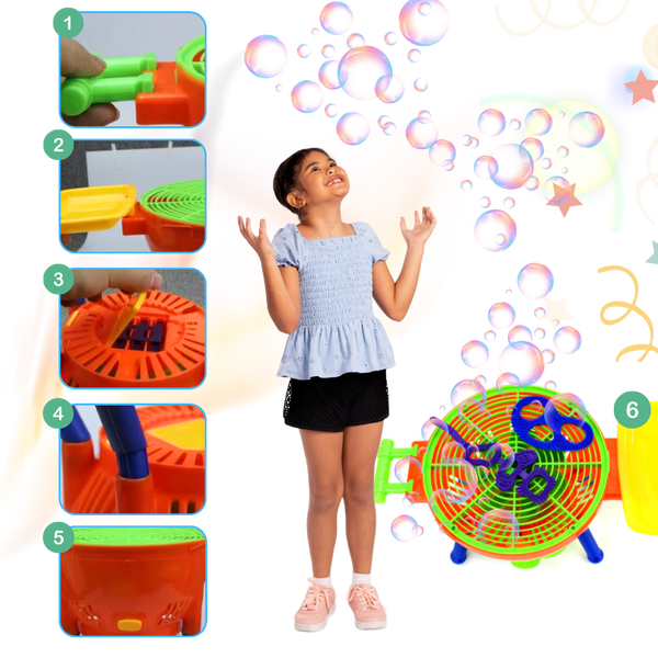 Bubble Barbecue Grilling Toy With Automatic Bubble Blower For Outdoor Play