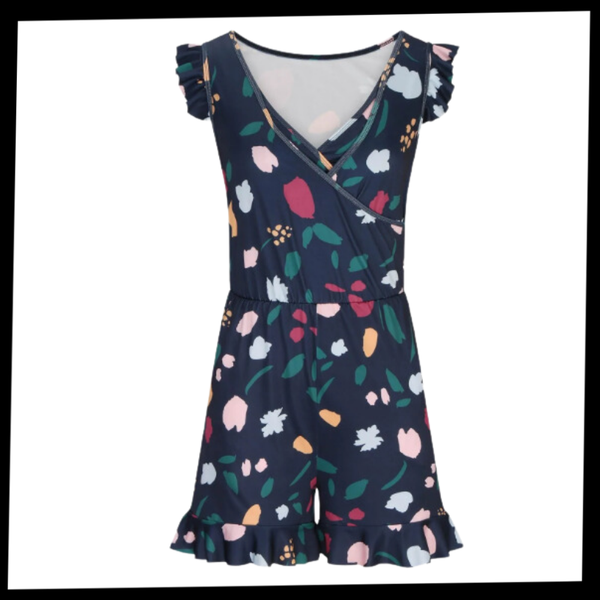 Swim Romper With Built In Bra And Tummy Control And Water Resistant