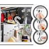 Premium Magnetic Grip Hooks With Forty Pound Holding Power For Home And Travel