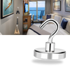 Premium Magnetic Grip Hooks With Forty Pound Holding Power For Home And Travel