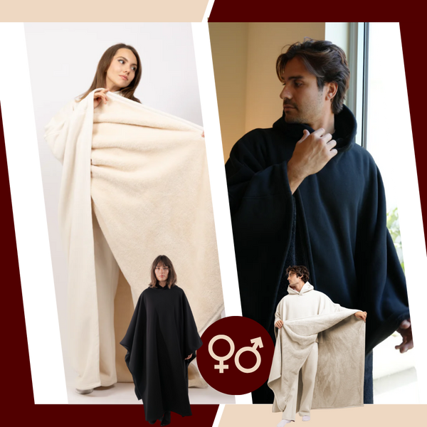 Weighted Cloak Hoodie For Calming Comfort And Soft Warmth