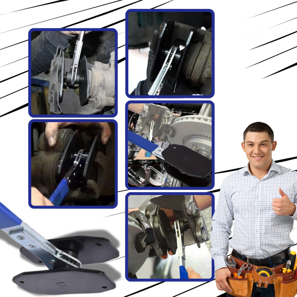 Ergonomic Carbon Steel Brake Caliper Wrench for Effortless Maintenance