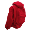 Premium Utility Hoodie With Integrated Backpack Panel For Hands Free Carry