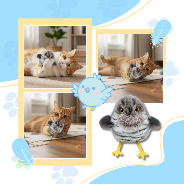 Cat Lifelike Interactive Bird Toy Keeps Indoor Cats Active