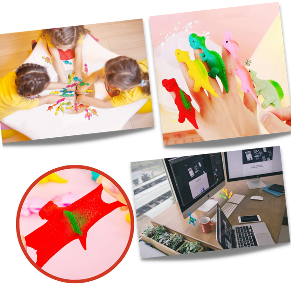 Sticky Slingshot Dinosaur Toy For All Ages With Fun, Collectible Play