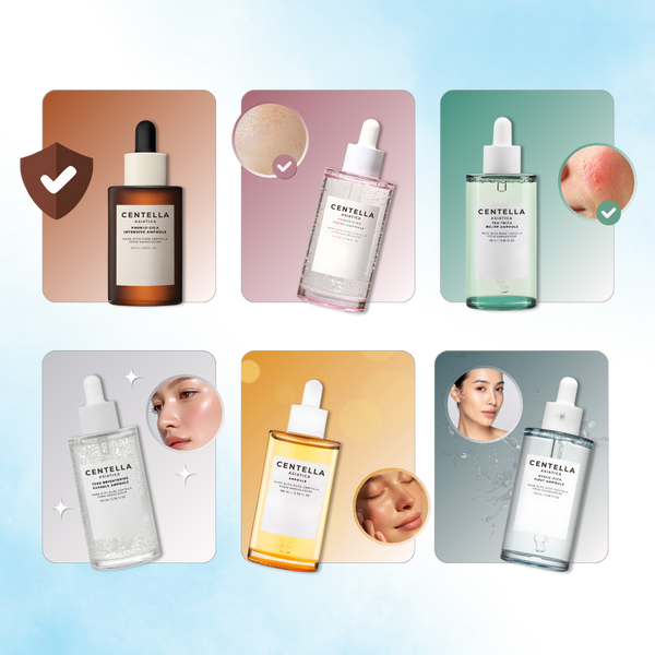 Centella Soothe Ampoule Collection For Hydration And Calm