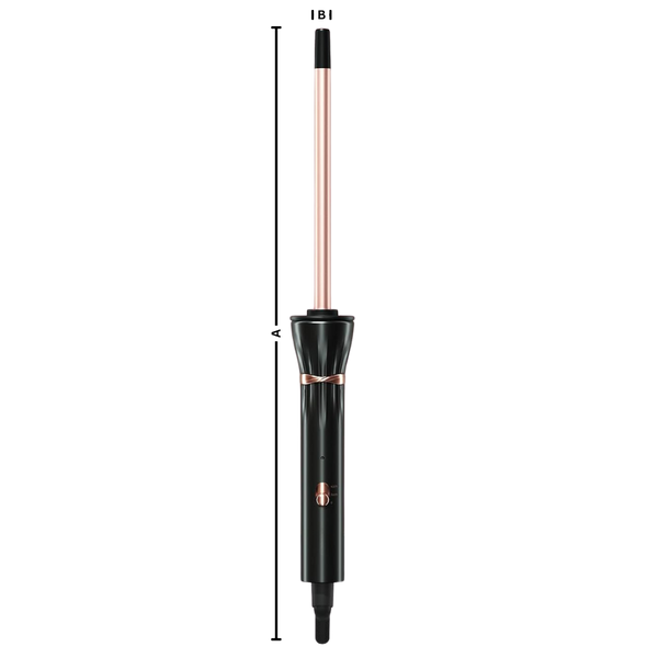 Ceramic Micro Curl Wand For Fast Dual Temp Spiral Curls And Frizz Control