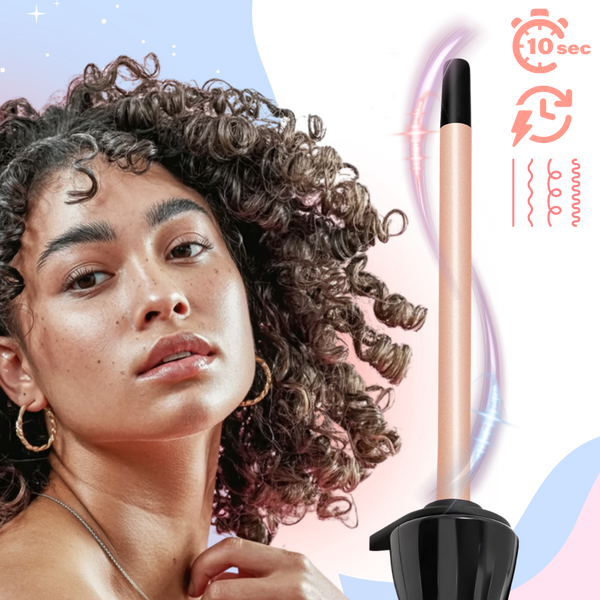 Ceramic Micro Curl Wand For Fast Dual Temp Spiral Curls And Frizz Control