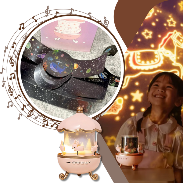 Starry Night Light Projector With Calming Sounds For Nursery