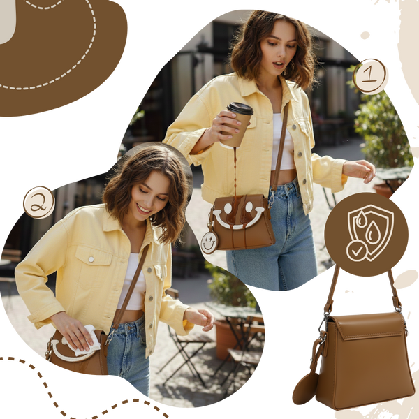 Cheerful Crossbody Purse For Everyday Use Water Resistant And Lightweight