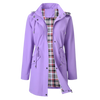 Lightweight Waterproof Trench Coat With Detachable Hood