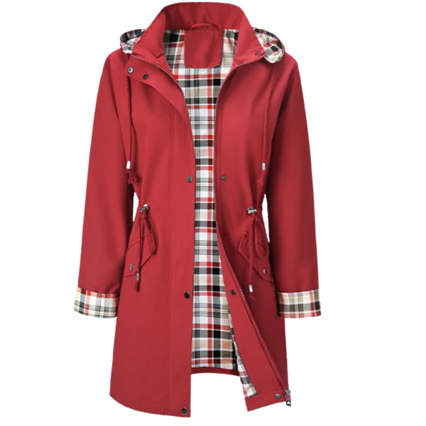 Lightweight Waterproof Trench Coat With Detachable Hood