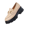 Premium Leather Loafers With Cushioned Comfort And Anti Slip Sole
