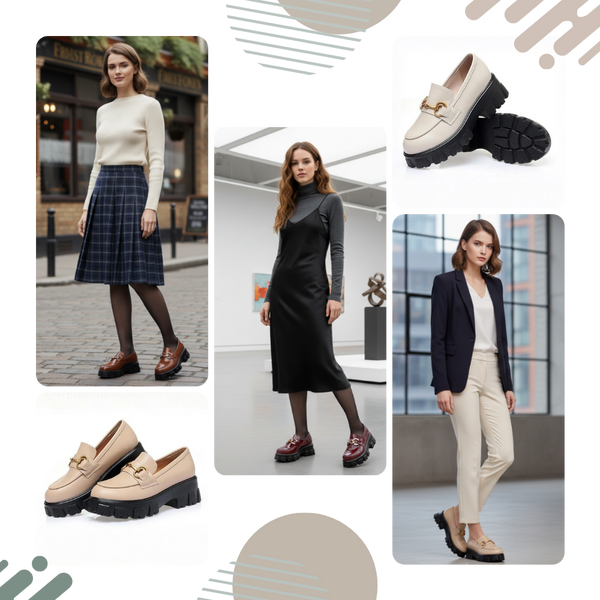 Premium Leather Loafers With Cushioned Comfort And Anti Slip Sole