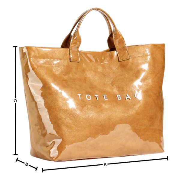 Premium Waterproof Tote Bag With Spacious Interior For Work Or Leisure