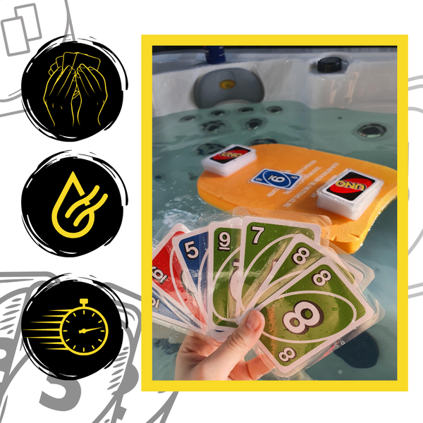 Outdoor Waterproof Card Deck With Quick-Drying Surface For Poolside Games