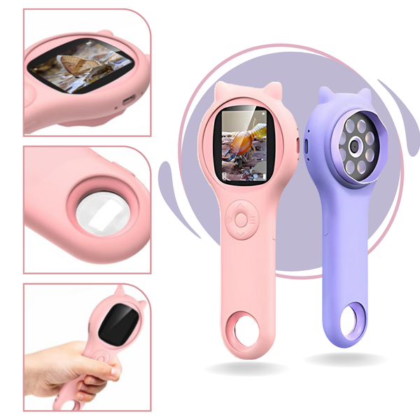 Premium Portable Microscope With 500x Magnification And Built In Camera