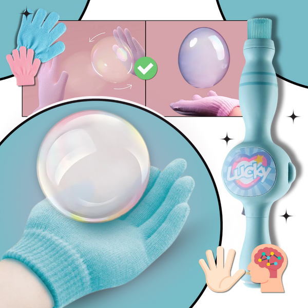 Radiant Bubble Wand For Safe Glowing Bubbles And Sensory Play