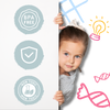 Montessori Magnetic Learning Magnets For Color And Shape Recognition