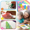 Mess Free Colorful Squeegee Art Kit With Postcards For Kids
