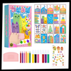 Mess Free Colorful Squeegee Art Kit With Postcards For Kids