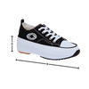 Breathable Canvas Platform Sneaker With Slip Resistant Comfort