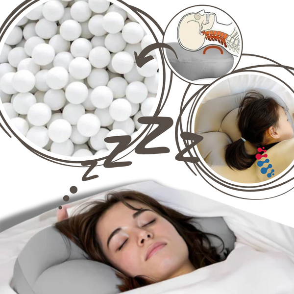 Cooling Bead Infused Cloud Pillow For Restful Sleep And Fresh Mornings