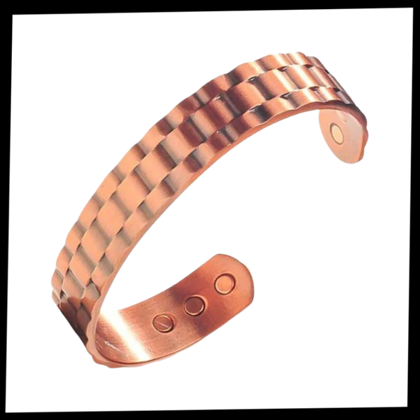 Copper Magnetic Wellness Bracelet Supports Inflammation Relief