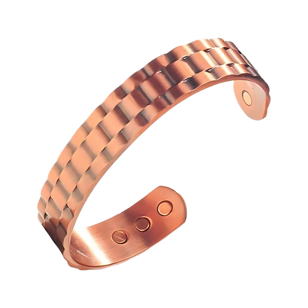 Copper Magnetic Wellness Bracelet Supports Inflammation Relief