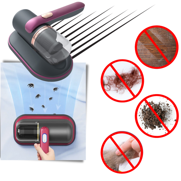 Cordless UVC Mite Vacuum For Allergy Relief And Sterilization