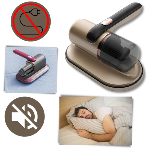 Cordless UVC Mite Vacuum For Allergy Relief And Sterilization