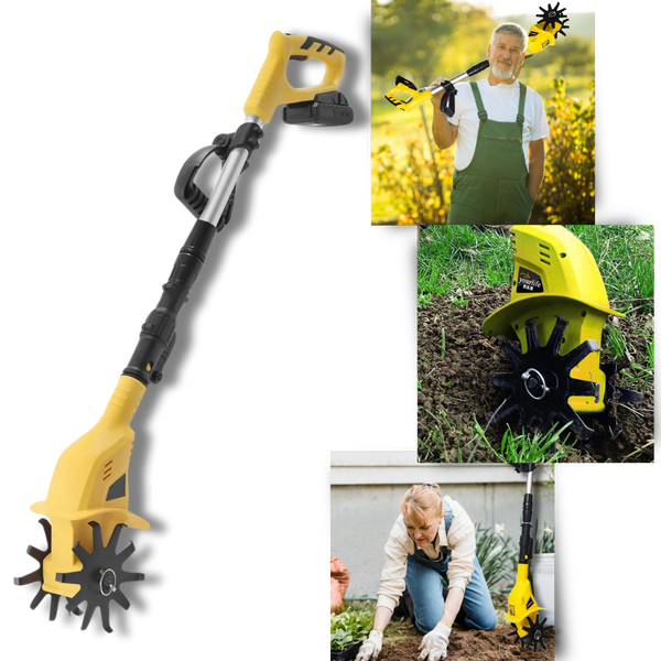 Cordless High Speed Cultivator For Fast Easy Soil Preparation